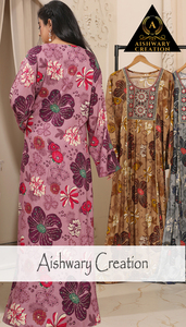 Abaya Traditionnelle Modeste pour Femmes Musulmanes avec Motif Floral, Taille Naturelle, Manches Longues et Incrustation Délicate de Perles pour le Bal de Promo - Product Image 3