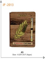 Carnet de notes en bois A6 A5 A4 à couverture rigide personnalisable avec stylo Cadeaux d'entreprise avec reliure thermique pour une journalisation personnalisée