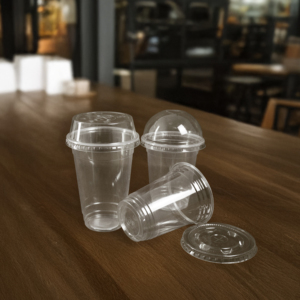 Vasos Desechables Transparentes de Plástico Quang Quan de 95 mm, Tamaños de 12/16/20/24 oz de PP para Bebidas Calientes/Frías, Tamaños de Vasos de PP de 12/16/20/24 oz - Product Image 1