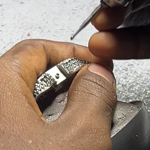 Rb đá quý IGI chứng nhận sang trọng thép không gỉ Đồng hồ cơ khí vvs moissanite Analog kính quay số hip hop độc đáo của người đàn ông Đồng hồ - Product Image 1