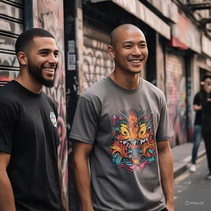 เสื้อยืดวินเทจผ้าเจอร์ซีย์แอซิดจากกรดเสื้อครอปผ้าฝ้าย250แกรมโอเวอร์ไซส์ทรงหลวมดีไซน์ครอปสำหรับผู้ชาย - Product Image 3