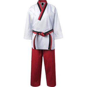 Vêtements d'arts martiaux Taekwondo unisexes confortables pour adultes, fabriqués sur mesure en gros, prix bas, uniforme d'entraînement - Product Image 4