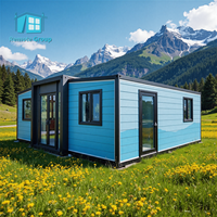 Maison préfabriquée extensible en conteneur isolé de 20 pieds ou 40 pieds, 2, 3, 4 ou 5 chambres à coucher, à vendre, maison préfabriquée de luxe, maison portable, casa portable