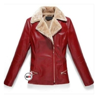 Nouvelles vestes en cuir de moto pour femmes, élégantes, coupe-vent, en véritable peau de mouton, courtes, de haute qualité, couleur personnalisée, noir