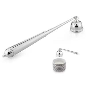 Premium decorativo plateado vela Snuffer elegante herramienta de Metal Snuffing para el hogar o el hotel de alta venta - Product Image 1