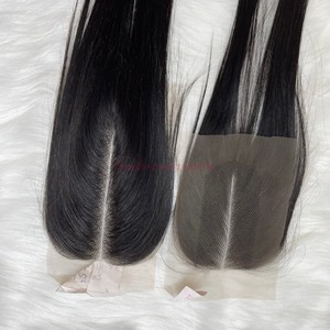 ¡Calidad superior! Losure-Cabello Humano liso, accesorio de 2x4, Sin borde - Product Image 3