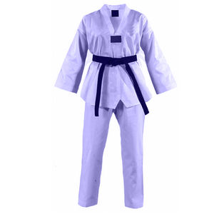Envío Gratuito, Conjuntos de Uniformes de Karate al por Mayor, Personalizables, de Alta Calidad, 100% Algodón, Transpirables, Duraderos, Unisex, para Adultos, Artes Marciales - Product Image 2