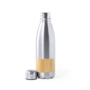 Borraccia Ecologica in Acciaio e Bambù Guiver - Gadget Promozionale per Bevande - Product Image 1