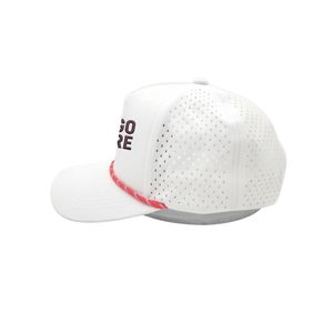 Gorra de Golf de 5 Paneles con Logotipo Bordado Personalizado, Orificios Cortados con Láser, Visera Curva, Secado Rápido y Cierre a Presión - Product Image 3