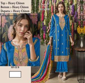 Salwar Kameez pakistanais de qualité supérieure avec Dupatta et Palazzo assortis disponibles en vrac d'Inde - Product Image 2