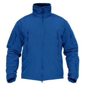 Jaket pakaian kerja Softshell jaket ritsleting atas padat <span class=keywords><strong>Mock</strong></span> Panel leher desain kerja Logo Anda sendiri jaket saku ritsleting bertudung dapat dilepas - Product Image 6