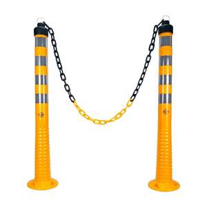 Yellow Delinator Set 100 X 8 cm Bollard Type - Product Image 1