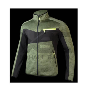 Men's Cotton & Polyester Fleece Workwear Jacket with Customized Logo <b>Outdoor</b> <b>Safety</b> Design Custom Color 2023 - Product Image 2