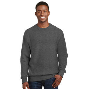 Sweat-shirts gris à capuche en molleton 100% coton, coupe ample, épais et chauds, style streetwear, collection hiver, en promotion - Product Image 1