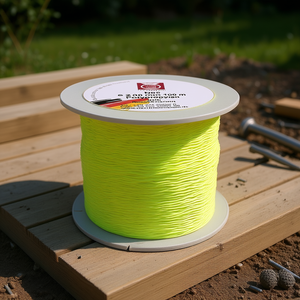 Cordon de pavage en polypropylène fluorescent jaune, 100 m de long, diamètre 3 mm, emballage de 100 kg pour aménagement paysager et terrasses, 6 unités - Product Image 3