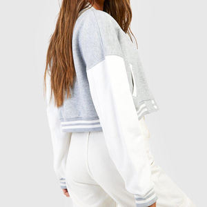 Chaquetas Letterman de Invierno para Mujer, Estilo Urbano, Transpirables, Bordadas, con Logotipos Personalizados - Product Image 3