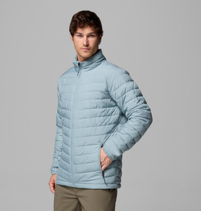 Vestes matelassées légères en polyester respirant pour hommes, fabriquées au Pakistan, fermeture éclair, style décontracté, imperméable - Product Image 1