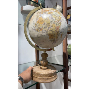 Globe du monde avec support Globe éducatif de géographie de 13 pouces pour étudiants enseignants Globes du monde éducatif et décorations - Product Image 4
