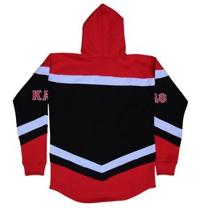Felpa con Cappuccio Kappa Alpha Psi Big K in Ciniglia Bicolore Rossa D9, Felpa della Fraternità Greca, Produttore e Fornitore Autorizzato - Product Image 4