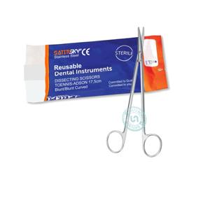 Ciseaux à dissection KILNER 12cm Ciseaux droits émoussés/émoussés Acier inoxydable Fabriqué en AISI 420 - Product Image 4