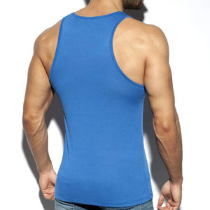 Camiseta sin Mangas Personalizada para Hombre, de Poliéster/Algodón, Transpirable, de Secado Rápido, Ecológica, Anti-Pilling, para Gimnasio y Entrenamiento, con Logotipo - Product Image 3