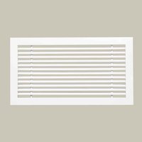 Grille linéaire ICEMAC IC-LG pour système de ventilation HVAC, en aluminium anodisé avec revêtement électrostatique, faible bruit, haute qualité, montage au plafond