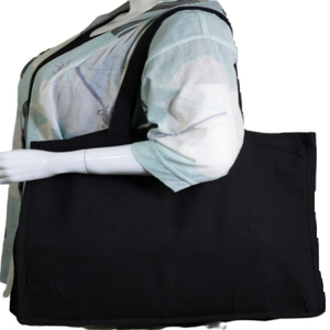 Sac fourre-tout en coton biologique à logo personnalisé à la mode avec cordon de serrage et poignée supérieure réutilisable écologique pour les promotions de sacs promotionnels - Product Image 6