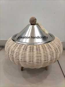 Belle marmite et casserole en bois pour hôtel et maison Design contemporain avec finition noyer - Product Image 3