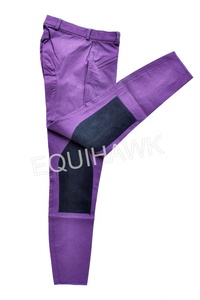 Pantalones de Montar a Caballo Ligeros de Spandex con Asiento de Silicona, Bolsillo Cruzado, Cintura Alta, Talla y Color Personalizables, Estilo Jodhpur - Product Image 2