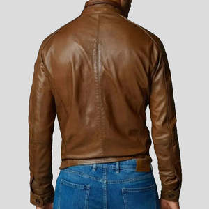 Top Design 100% High Quality Leather <b>Jacket</b> <b>for</b> <b>Men</b> Full Sleeve with <b>Fur</b> Lining Customizable Reasonable Price <b>for</b> Winter - Product Image 2