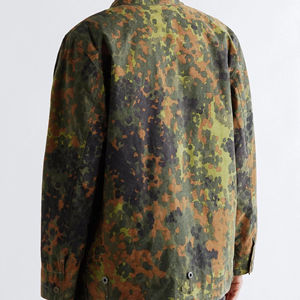 Nuevo estilo de moda, ropa de calle vaquera de lona resistente, chaqueta informal, chaqueta de trabajo de lona en blanco para hombres - Product Image 1