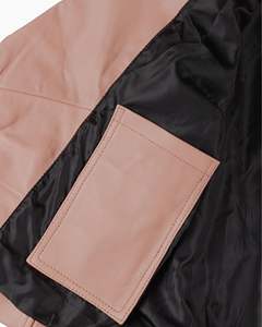 Pakistán fabrica chaqueta de cuero de talla grande de color personalizado cuero genuino en diferentes estilos chaquetas de cuero para mujer - Product Image 5