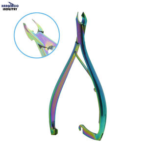 Coupe-ongles pour les doigts et les orteils, pinces pour bébé, acier inoxydable, ouverture large incurvée, robuste, pour ongles épais, outil de podologie - Product Image 1