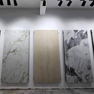 Piedra porosa sinterizada Artificial de gran formato clásica moderna de 2400x1200mm para suelos de paredes interiores Popular para decoración de paredes - Product Image 1