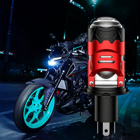Nouveaux phares de moto à LED 12V, plug and play, lentille de projecteur mini H4 pour système d'éclairage de moto