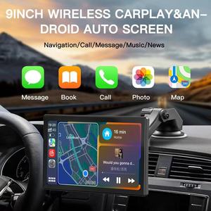 9 ''10,26'' наружный внешний Wi-Fi Автомобильный видеорегистратор 4k HD передняя задняя двойная запись Автомобильный навигатор портативный экран - Product Image 6