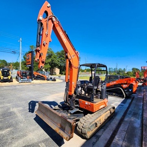 เครื่องขุด U55-5 2021 Kubota มีสายเปิดใบมีดมุมใช้งานได้เพียง1,374ชั่วโมงและรับประกันแบบ Kubota เต็มรูปแบบ - Product Image 1