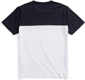Camiseta Blanca al por Mayor, con Logotipo OEM, de Algodón Liso, Talla Americana, Cuello Redondo, para Hombre, de Alta Calidad, 100% Personalizable con Impresión, Azul, Manga Corta - Product Image 6
