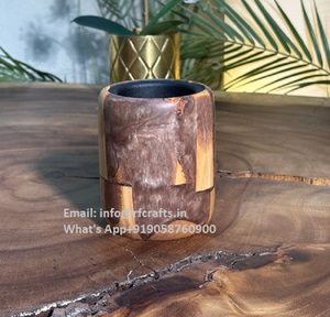 Venta caliente Color personalizado y resina de madera Bakhoor quemador de incienso incensario Medkhan Mabkhara evaporador para Eid Ramadan Home - Product Image 6