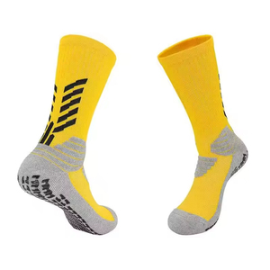 Wholesale Custom Medium Tube <b>Grip</b> Men's Crew <b>Socks</b> Anti-Slip Football <b>Socks</b> with Option to Make Your Own Design - Product Image 5