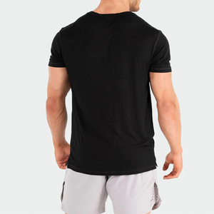 T-shirts de sport personnalisés à manches courtes respirants et à séchage rapide pour hommes, coupe ajustée, imprimés, prix de gros sur mesure 2026 - Product Image 5