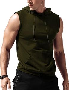 Tank Tops Sports Bodybuilding Stringer Muscle Cut Off T Shirt Men's <b>Sleeveless</b> Gym <b>Hoodies</b> - Product Image 1