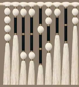 Décoration murale sphérique en macramé de coton fait main, décorations murales pour la maison, décoration murale de luxe pour le salon - Product Image 3