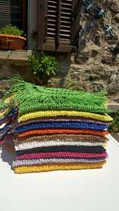 Pochette de plage en crochet de paille fabriquée à la main avec glands bohème sac en raphia sac de plage sac d'été papier Rafia femmes sac à main vert - Product Image 4