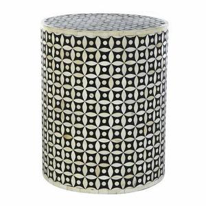 Mármol y bebidas de metal Extremo lateral Pequeña mesa de café Nuevo diseño Muebles de sala de estar de lujo Uso doméstico moderno Artículo al por mayor - Product Image 4