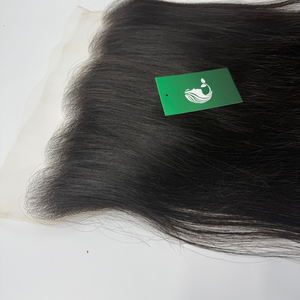 Peluca con malla frontal de color Pelucas rubias frontales de encaje HD largas y rectas con extensiones de cabello brasileño crudo Pelucas de cabello alineado con cutícula - Product Image 3