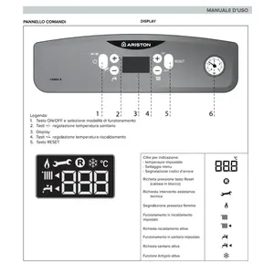 Caldera de Gas de Condensación Ariston Cares S de 24 kW para Metano o GLP, Calentador de Gas de Alta Eficiencia - Product Image 4