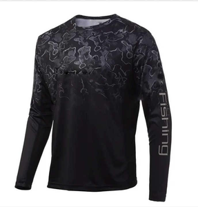 Camiseta de Pesca de Alta Calidad con Protección Solar UPF 50+, Impresión por Sublimación, Impermeable, Bloqueador UV, Tejido Elástico Transpirable, Servicio de Diseño OEM - Product Image 2