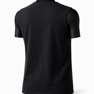 Camiseta sin mangas para hombre con gráfico de dientes de vampiro, camiseta muscular negra estilo streetwear, chaleco de algodón gótico punk de verano con estampado personalizado - Product Image 2