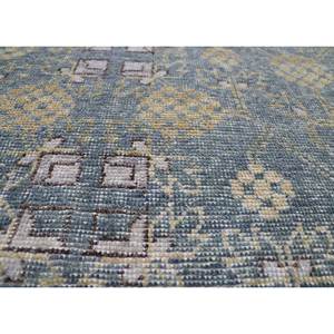 Alfombra de Lana Anudada a Mano Azul Viscaya 9x12 Rectangular con Patrón de Medallón, Altura 10mm, para Hogar, Sala de Estar, Dormitorio para Adolescentes - GS-7227 - Product Image 3